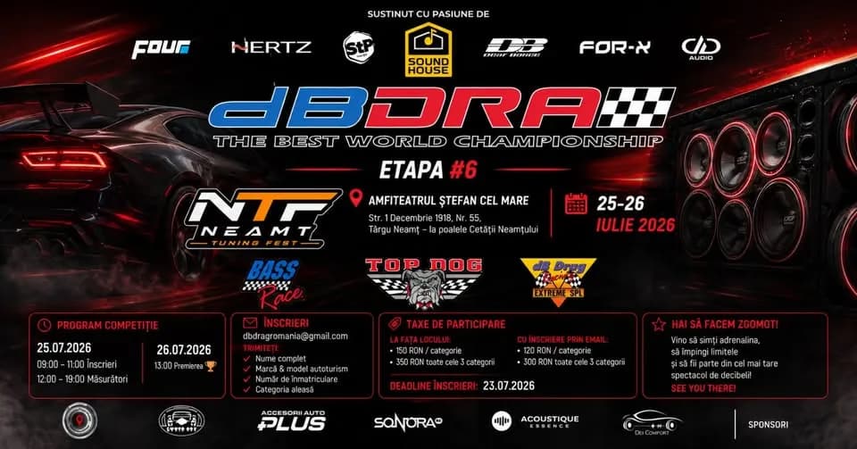 DB Drag Racing 2X - NEAMT TUNING FEST 2026 - Etapa 6